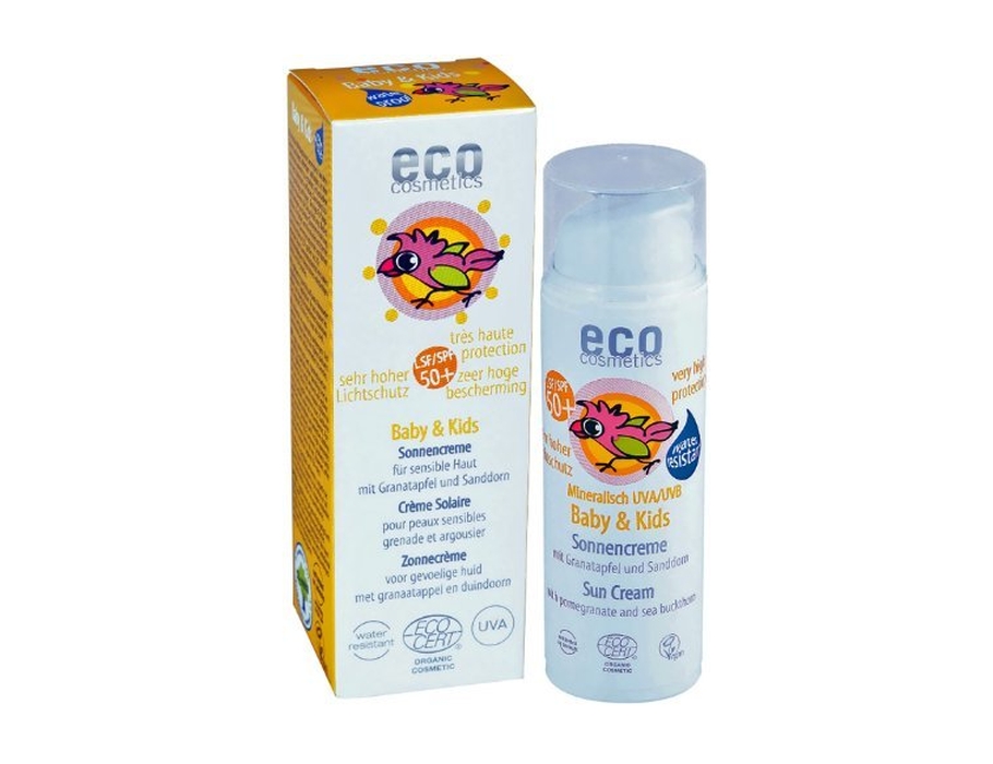 Eco Cosmetics Baby zonnebrand SPF 50 Granaatappel Top Merken Winkel